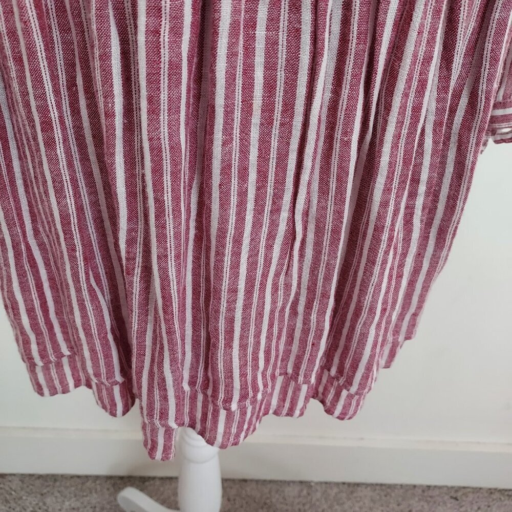 Rails Linen Blend Jasmine Lucia Stripe Mini Dress… - image 3